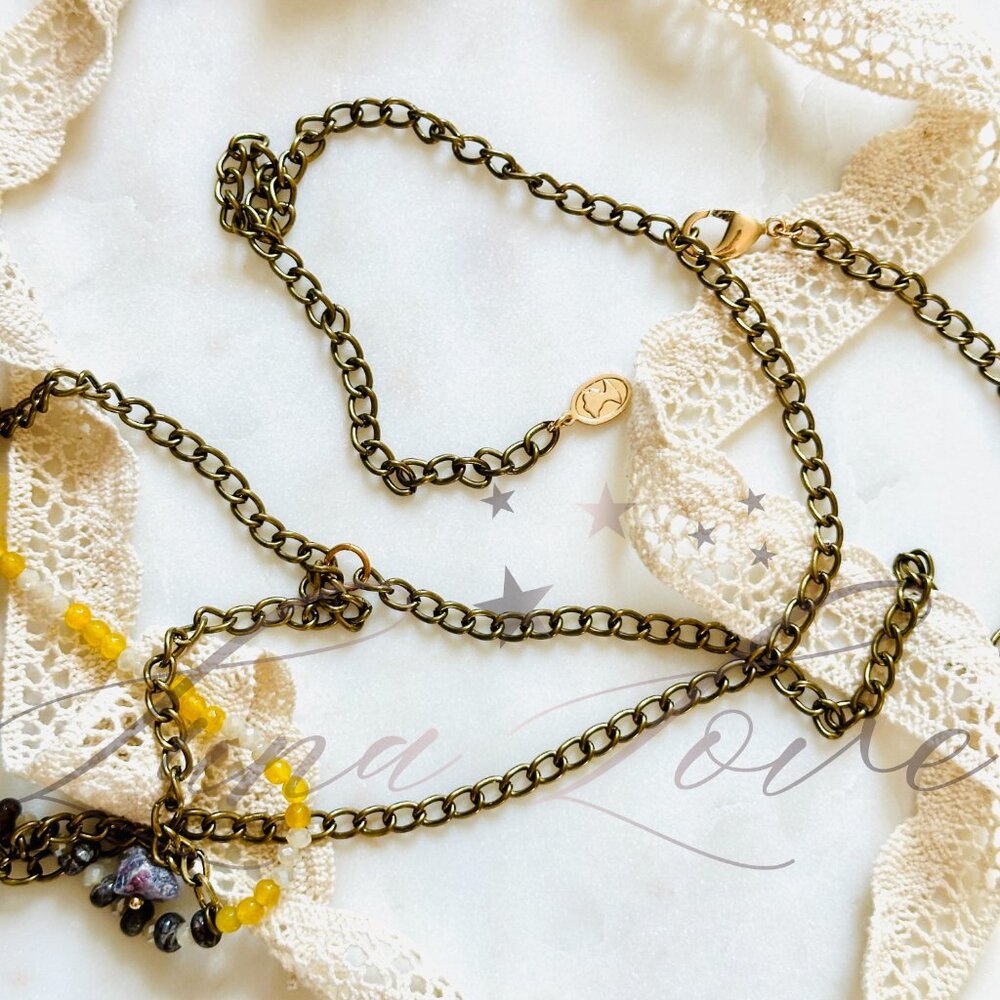 FREE PEOPLE x Ariana Ost Semi Precious Stone Body Chain - EXCLUSIVE! - Picture 5 of 5